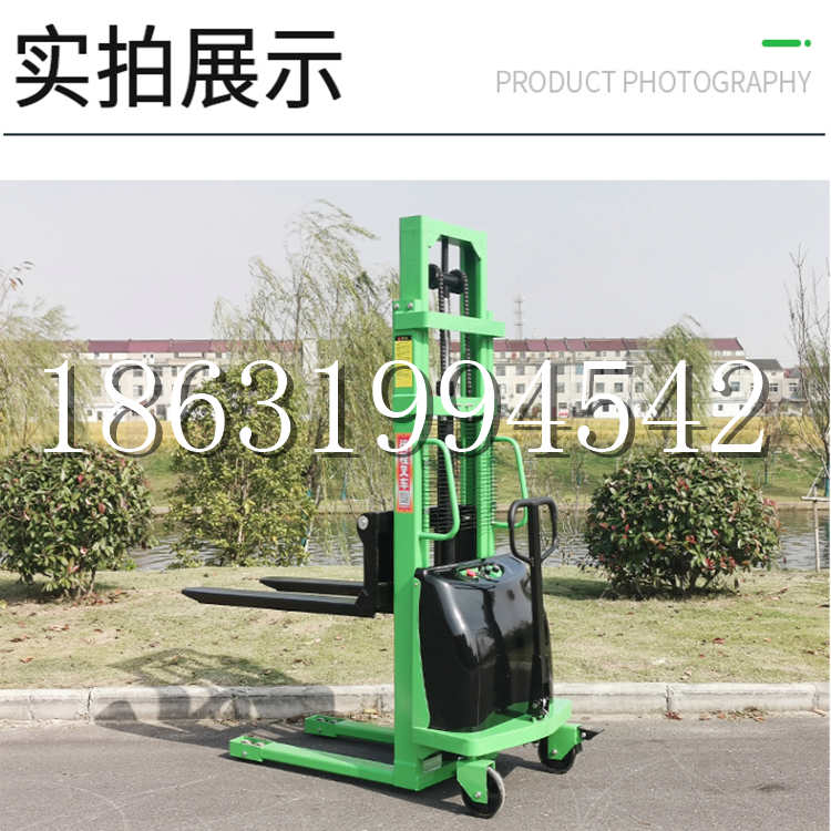 社旗县电动叉车堆高车液压铲车电瓶1吨2吨站驾步行式小型全自动叉车